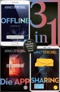 Cover-Bild zum Titel 'Offline / Die App / Sharing - Drei Psychothriller in einem Band' von 'Arno Strobel'