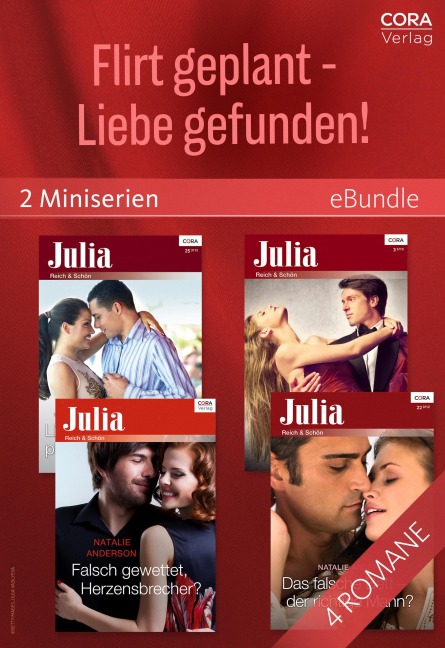 Flirt geplant - Liebe gefunden! (2 heiße Miniserien) - Kelly Hunter, Natalie Anderson, Mira Lyn Kelly