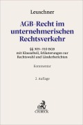 Cover-Bild zum Titel 'AGB-Recht im unternehmerischen Rechtsverkehr' von ''