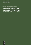 Cover-Bild zum Titel 'Menschen und Mentalitäten' von 'Hans-Henning Kortüm'