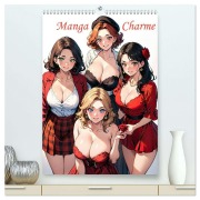 Cover-Bild zum Titel 'Manga Charme (hochwertiger Premium Wandkalender 2026 DIN A2 hoch), Kunstdruck in Hochglanz' von 'Peter Balan'