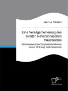 Cover-Bild zum Titel 'Eine Verallgemeinerung des zweiten Nevanlinnaschen Hauptsatzes. Mit meromorphen Vergleichsfunktionen kleiner Ordnung nach Steinmetz' von 'Jannis Käsler'