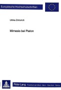 Cover-Bild zum Titel 'Mimesis bei Platon' von 'Ulrike Zimbrich'