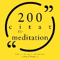 Cover-Bild zum Titel '200 citat för meditation' von 'Laozi'