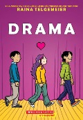 Cover-Bild zum Titel 'Drama' von 'Raina Telgemeier'