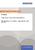Cover-Bild zum Titel 'Gute Ideen brauchen Unterstützer' von 'R. Reuter'