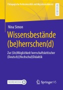 Cover-Bild zum Titel 'Wissensbestände (be)herrschen(d)' von 'Nina Simon'