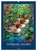 Treffpunkt Seeufer (Wandkalender 2024 DIN A2 hoch), CALVENDO Monatskalender - Kerstin Waurick