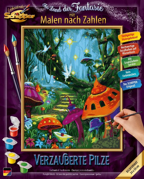 Schipper Malen nach Zahlen - Verzauberte Pilze - 