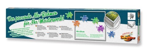 Schipper Malen nach Zahlen - Alurahmen Silber 40 x 50 cm - 