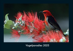 Cover-Bild zum Titel 'Vogelparadies 2025 Fotokalender DIN A4' von 'Tobias Becker'