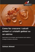 Cover-Bild zum Titel 'Come far crescere i calcoli urinari e i cristalli gottosi su un vetrino' von 'Salman Ahmed'