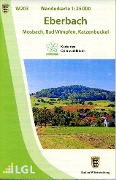 Cover-Bild zum Titel 'W203 Wanderkarte 1:25 000 Eberbach' von ''