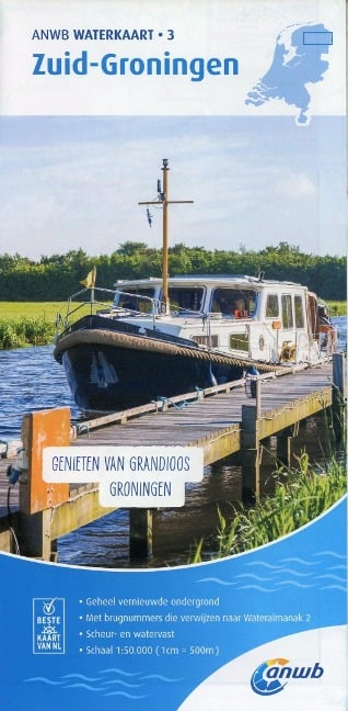 Zuid-Groningen 1:50 000 Waterkaart - 
