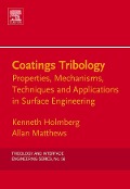 Cover-Bild zum Titel 'Coatings Tribology' von 'Kenneth Holmberg, Allan Matthews'