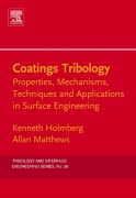 Cover-Bild zum Titel 'Coatings Tribology' von 'Kenneth Holmberg, Allan Matthews'