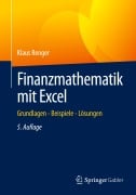 Cover-Bild zum Titel 'Finanzmathematik mit Excel' von 'Klaus Renger'