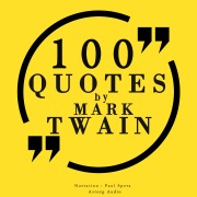 Cover-Bild zum Titel '100 quotes by Mark Twain' von 'Mark Twain'