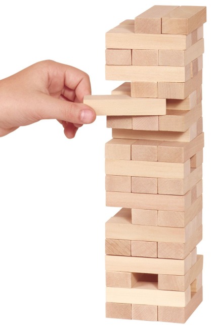 Geschicklichkeitsspiel Wackelturm - 