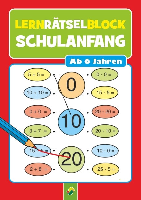 Lernrätselblock Schulanfang | Für Kinder ab 6 Jahren - 