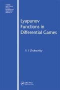 Cover-Bild zum Titel 'Lyapunov Functions in Differential Games' von 'Vladislav I Zhukovskiy'