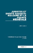 Cover-Bild zum Titel 'Juristes et droits savants: Bologne et la France médiévale' von 'André Gouron'