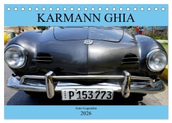 Cover-Bild zum Titel 'KARMANN GHIA - Auto-Legenden (Tischkalender 2026 DIN A5 quer), CALVENDO Monatskalender' von 'Henning von Löwis of Menar'