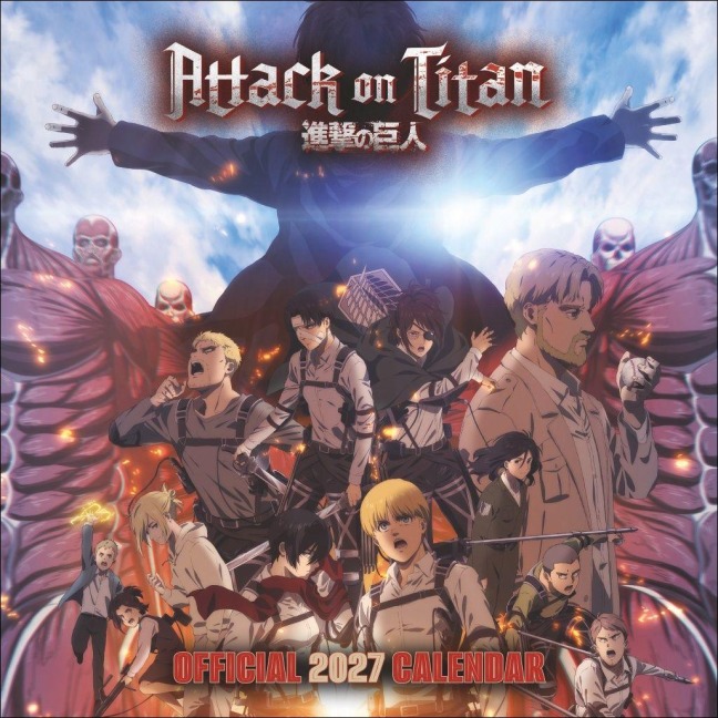 Attack on Titan Broschurkalender 2027 - 