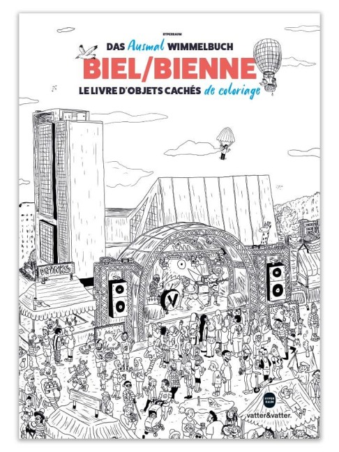 Mein Biel/Bienne Ausmalwimmelbuch - 