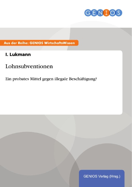 Lohnsubventionen - I. Lukmann