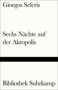 Cover-Bild zum Titel 'Sechs Nächte auf der Akropolis' von 'Giorgos Seferis'