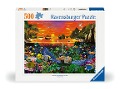 Cover-Bild zum Titel 'Erwachsenenpuzzle 500 Teile - Schildkröte im Riff' von ''