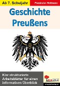 Cover-Bild zum Titel 'Geschichte Preußens' von 'Friedhelm Heitmann'