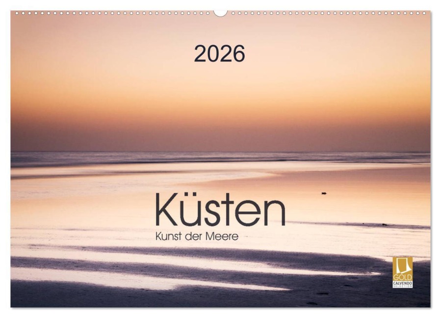 Küsten - Kunst der Meere (Wandkalender 2026 DIN A2 quer), CALVENDO Monatskalender - Lucyna Koch