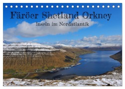 Cover-Bild zum Titel 'Färöer, Shetland, Orkney - Inseln im Nordatlantik (Tischkalender 2026 DIN A5 quer), CALVENDO Monatskalender' von 'Ralf Mock'