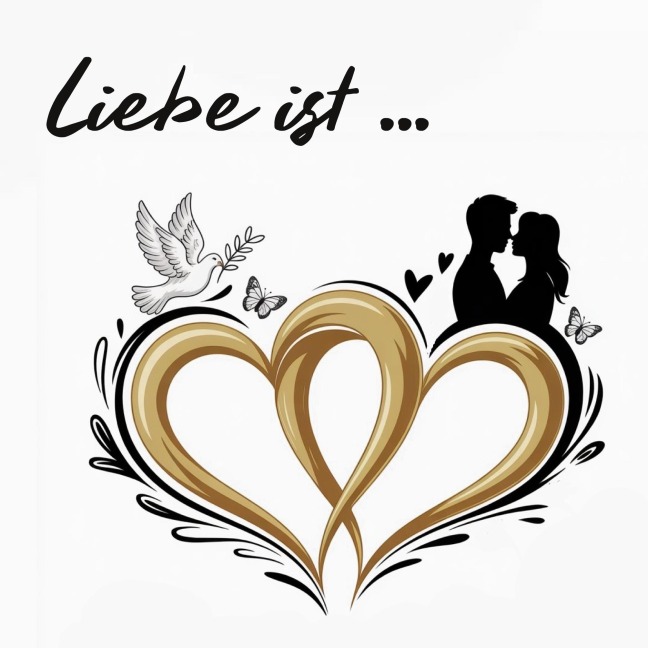 Liebe ist ... Originelles Gästebuch zur Hochzeit, Verlobung oder dem Jubiläum der Ehe oder Lebenspartnerschaft mit stilvollen Bildmotiven zur Inspiration zu den Aspekten von Liebe für kleine und große Feiern - Heart Papers