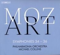 Cover-Bild zum Titel 'Symphonien 34-36' von 'Michael/Philharmonia Orchestra Collins'