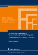 Cover-Bild zum Titel 'Tschechische und deutsche Wissenschaftssprache im Vergleich' von 'Agnes Goldhahn'