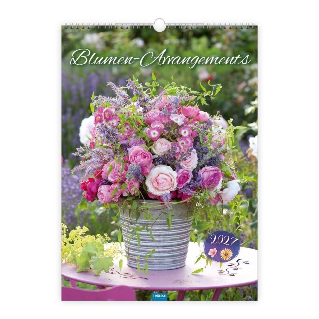 TRÖTSCH - Großbildkalender Blumen-Arrangements 2027 - 