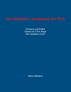 Cover-Bild zum Titel 'Die subjektive Aneignung der Welt' von 'Dieter Pfleiderer'