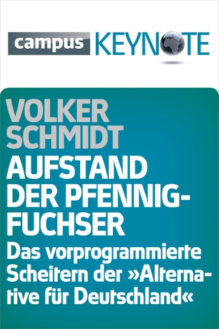 Aufstand der Pfennigfuchser - Volker Schmidt