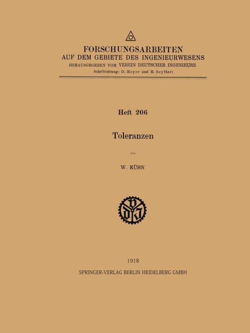 Toleranzen - W. Kühn