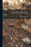 Cover-Bild zum Titel 'Metri Arabi...' von 'Vincenzio De Ritis'
