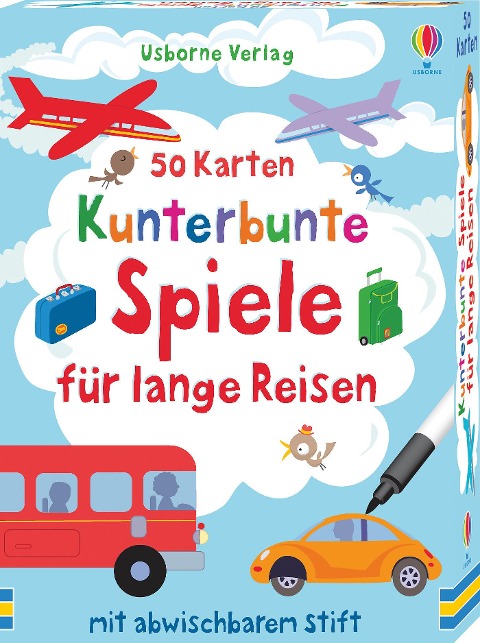 50 Karten: Kunterbunte Spiele für lange Reisen - Non Pratt, Emily Bone