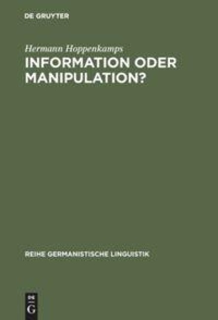 Information oder Manipulation? - Hermann Hoppenkamps