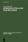 Cover-Bild zum Titel 'Spinozas Stellung zur Religion' von 'Georg Bohrmann'