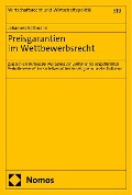 Cover-Bild zum Titel 'Preisgarantien im Wettbewerbsrecht' von 'Johannes Rottmann'