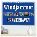 Windjammer - Bremerhaven (hochwertiger Premium Wandkalender 2024 DIN A2 quer), Kunstdruck in Hochglanz - Sylvia Schwarz
