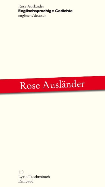 Englischsprachige Gedichte - Rose Ausländer
