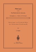 Cover-Bild zum Titel 'Messung von Primärteilchen der Kosmischen Strahlung' von 'E. Waibel'